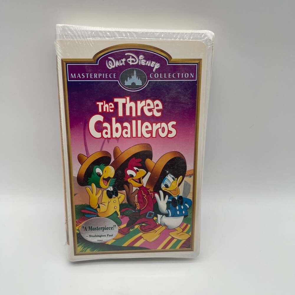 Walt Disney Masterpiece Collection The‎ Three Caballeros VHS Factory Sealed